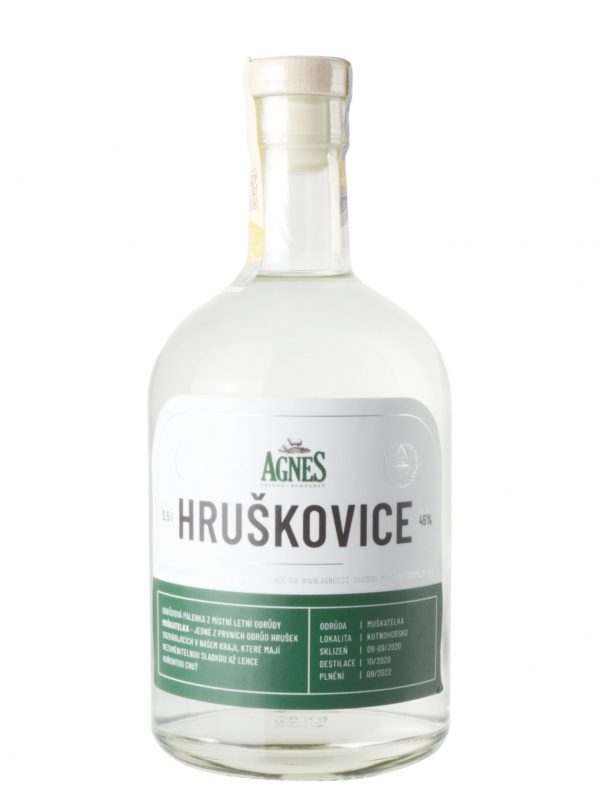 Agnes Zelená Bohdaneč Agnes Hruškovice Muškatelka (kosher) 45% 0