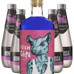 TŌSH Distillery Olomouc Tosh Modrý Gin + 4x tonik ZDARMA