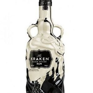 Kraken Black Spiced Rum Black and White Ceramic 2y 0