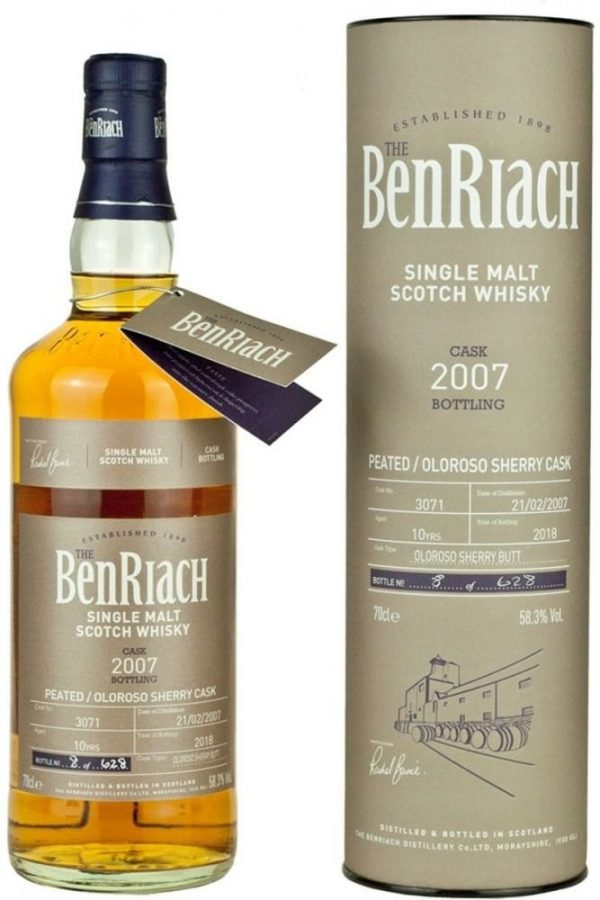 BenRiach Oloroso Sherry Cask Peated 10y 2007 0