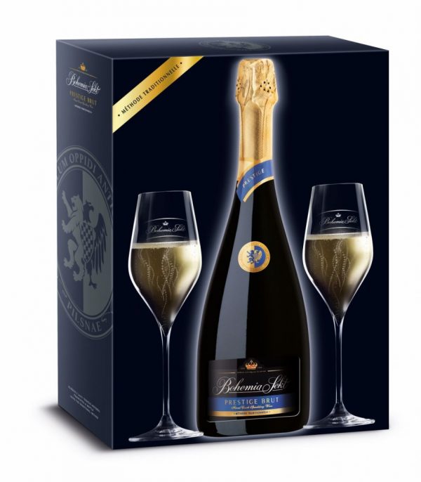 Bohemia Sekt Prestige Brut Jakostní šumivé víno bílé 0