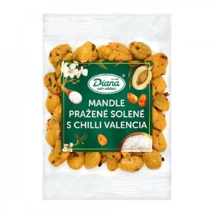 Mandle pražené solené s chilli 100g