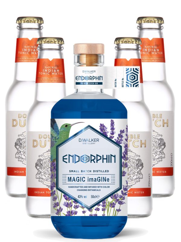 Endorphin gin Endorphin Magic ImaGine + 4x Double dutch Indian Tonic