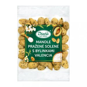 Mandle pražené solené s bylinkami 100g