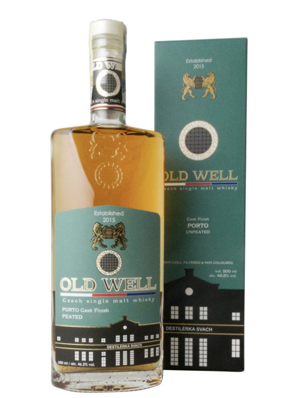 Svach's Old Well whisky Bourbon a Porto kouřová 46