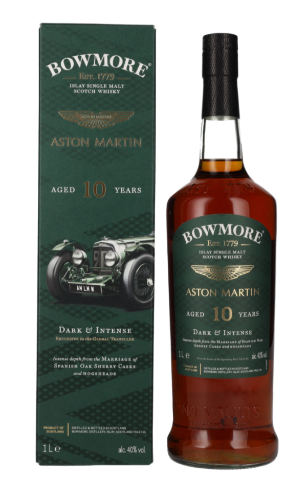 Bowmore 10 YO ASTON MARTIN Dark & Intense 2022 1l 40%