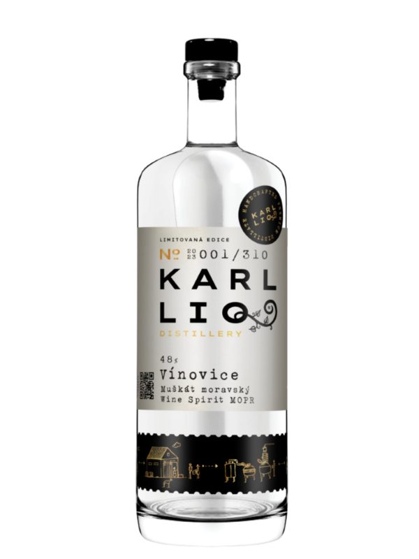 KarlLIQ distillery Karlliq Vínovice MOPR 48% 0