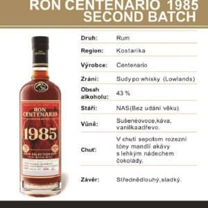 Ron Centenario 1985 Second Batch 0